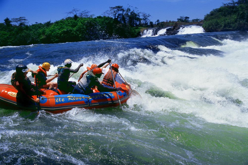 white water rafting in jinja uganda. adventure in uganda.